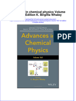 (Download PDF) Advances in Chemical Physics Volume 163 1St Edition K Birgitta Whaley Online Ebook All Chapter PDF