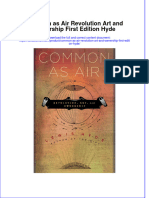 [Download pdf] Common As Air Revolution Art And Ownership First Edition Hyde online ebook all chapter pdf 