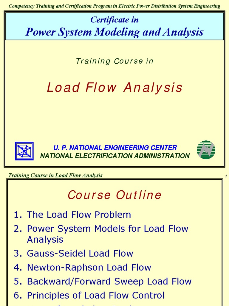 Load Flow Analysis Training Course | PDF | Electric Power System ...