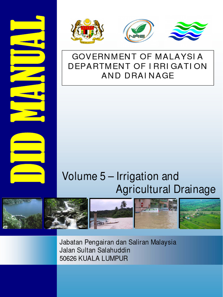 DID Manual Volume 5: Irrigation Guide | PDF | Surface Runoff ...