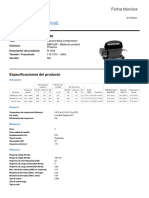 Ficha Tecnica Compresor Tecumseh TCW410Y DS8E