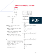 Chapter 14 - Simulation, Sampling and Sampling Distributions - Worked Solutions