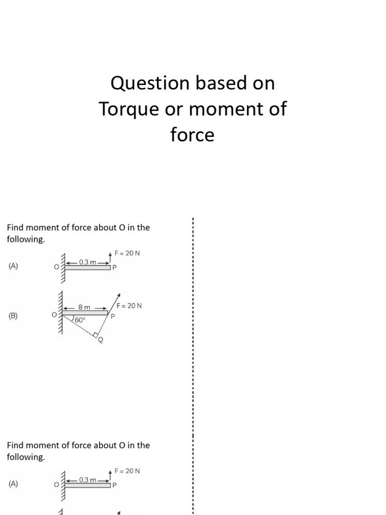 ICSE Specimen Questions on Torque | PDF | Teaching Methods & Materials ...