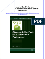 [Download pdf] Advances In Eco Fuels For A Sustainable Environment First Edition Kalam Azad online ebook all chapter pdf 