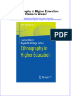 [Download pdf] Ethnography In Higher Education Clemens Wieser online ebook all chapter pdf 