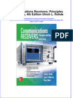 [Download pdf] Communications Receivers Principles And Design 4Th Edition Ulrich L Rohde online ebook all chapter pdf 