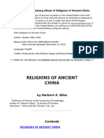 Religions of Ancient China, By Herbert a. Giles