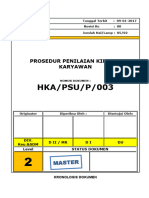 Prosedur Penilaian Kinerja Karyawan