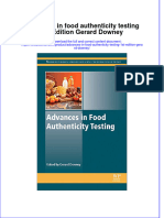 (Download PDF) Advances in Food Authenticity Testing 1St Edition Gerard Downey Online Ebook All Chapter PDF