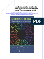 (Download PDF) Nanocomposite Materials Synthesis Properties and Applications 1St Edition Jyotishkumar Parameswaranpillai Online Ebook All Chapter PDF