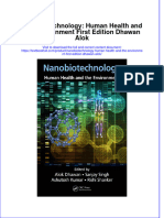 [Download pdf] Nanobiotechnology Human Health And The Environment First Edition Dhawan Alok online ebook all chapter pdf 