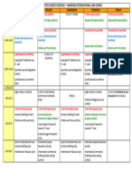 Course Schedule - 2023 Fall Semester