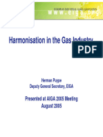 2005 - Meeting - Harmonisation in The Gas Industry Herman Puype