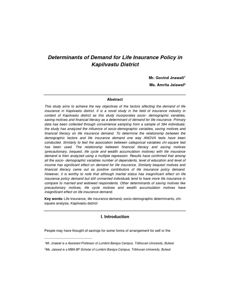 determinants-of-demand-for-life-insurance-policy-in-kapilvastu-district
