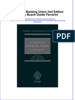 [Download pdf] European Banking Union 2Nd Edition Danny Busch Guido Ferrarini online ebook all chapter pdf 
