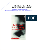 (Download PDF) The History of Evil in The Early Modern Age 1450 1700 Ce Daniel Robinson Online Ebook All Chapter PDF
