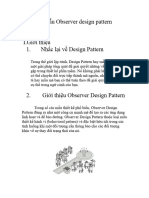 Tìm Hiểu Mẫu Observer Design Pattern