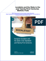 [Download pdf] European Socialists And The State In The Twentieth And Twenty First Centuries Mathieu Fulla online ebook all chapter pdf 
