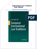 (Download PDF) European International Law Traditions Peter Hilpold Online Ebook All Chapter PDF
