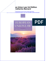 (Download PDF) European Union Law 3Rd Edition Catherine Barnard Online Ebook All Chapter PDF