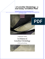 [Download pdf] In Defense Of Conciliar Christology A Philosophical Essay 1St Edition Pawl online ebook all chapter pdf 