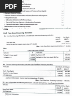 Cashflow from Financing Activties