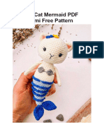 Crochet Cat Mermaid PDF Amigurumi Free Pattern