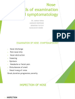 Methods of Examination of Nose