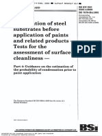 Preparation of Steel Substrates Before Application of Paints and Related Products Tests For The Assessment of Surface Cleanliness