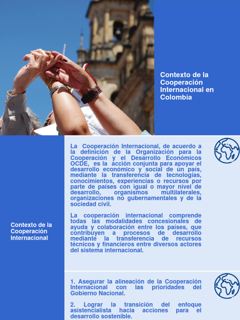 Cooperación Internacional en Colombia | PDF | Entorno natural ...