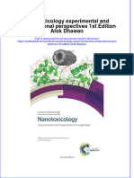 [Download pdf] Nanotoxicology Experimental And Computational Perspectives 1St Edition Alok Dhawan online ebook all chapter pdf 