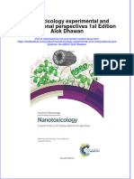 (Download PDF) Nanotoxicology Experimental and Computational Perspectives 1St Edition Alok Dhawan Online Ebook All Chapter PDF
