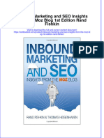 (Download PDF) Inbound Marketing and Seo Insights From The Moz Blog 1St Edition Rand Fishkin Online Ebook All Chapter PDF