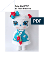 Crochet Cute Cat Maisie PDF Amigurumi Free Pattern