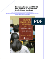 [Download pdf] Complete Revision Guide For Mrcog Part 2 Sbas And Emqs 3Rd Edition Justin C Konje Author online ebook all chapter pdf 