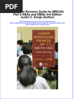 (Download PDF) Complete Revision Guide For Mrcog Part 2 Sbas and Emqs 3Rd Edition Justin C Konje Author Online Ebook All Chapter PDF