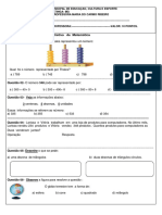 Avaliação 2 Bimestre 3 Ano PDF