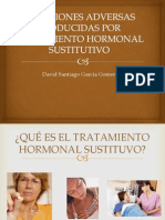 Reacciones Adversas As Por Tratamiento Hormonal Sustitutivo