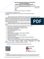 Surat Analisa Kebutuhan Sarana Prasarana TA. 2025-2026