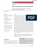 Acta Obstet Gynecol Scand - 2013 - Ørtoft - Preoperative Staging of Endometrial Cancer Using TVS MRI and Hysteros