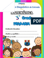 Evaluacion Diagnostica 3° Matemática