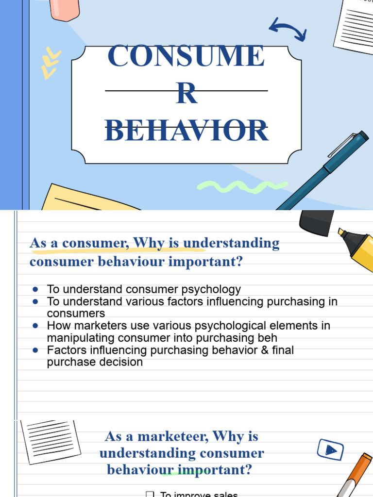 Understanding Consumer Behavior Insights | PDF | Consumer Behaviour ...