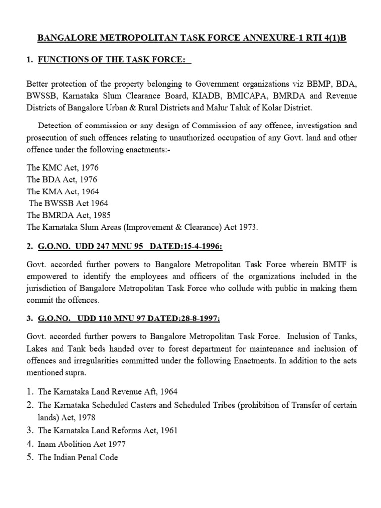 BMTF Functions and Jurisdiction Overview | PDF | Inspector | Police