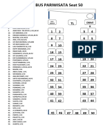 Denah Tempat Duduk Bus
