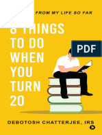 8 Things To Do When You Turn 20 - Lessons From My Life So Far