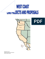 West Coast LNG Projects (Canadian Government, 2011. 9)