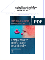 [Download pdf] Comprehensive Dermatologic Drug Therapy 4Th Edition Stephen E Wolverton Md online ebook all chapter pdf 