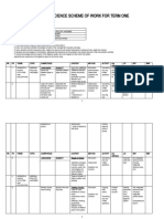 Primary Science Scheme of Work for Term One