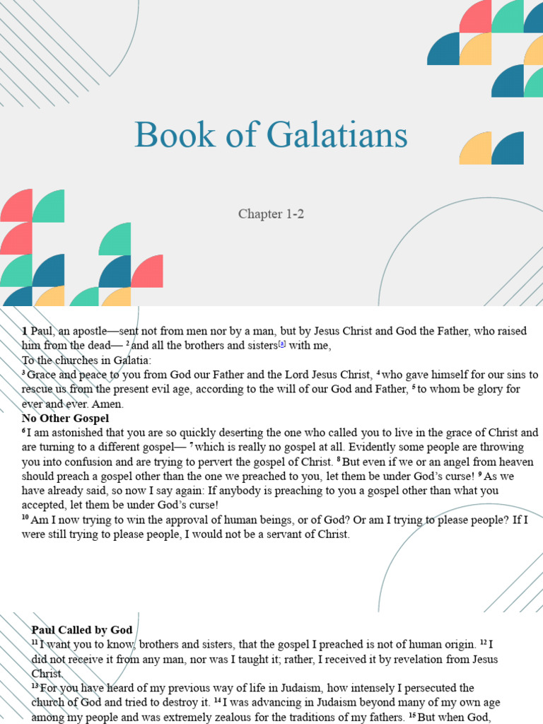 Book Of Galatians Pdf Paul The Apostle Jesus