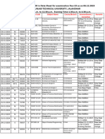 Date of Exam Sess Mcode Sem Sub Code Subject Name Course/Branch Ammendment / Correction Remarks